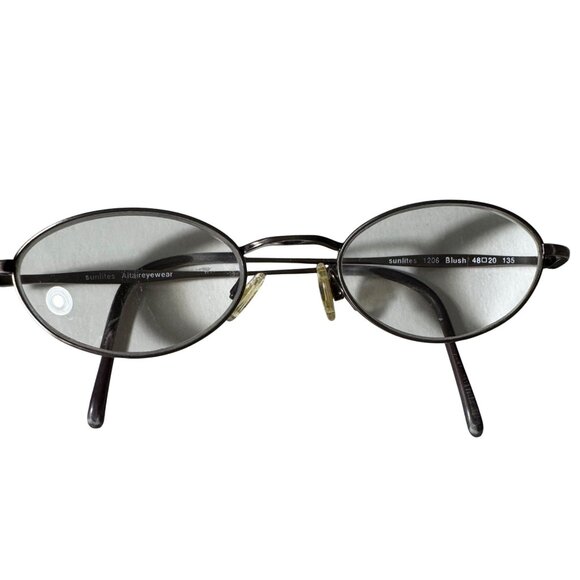 Altaireyewear Sunlites Blush Oval Eyeglasses 48-20 135 Thin Metal Frames Only - Picture 1 of 8